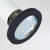 Plafonnier Cabri LED Chrome, Noir, Blanc, 1 lumière