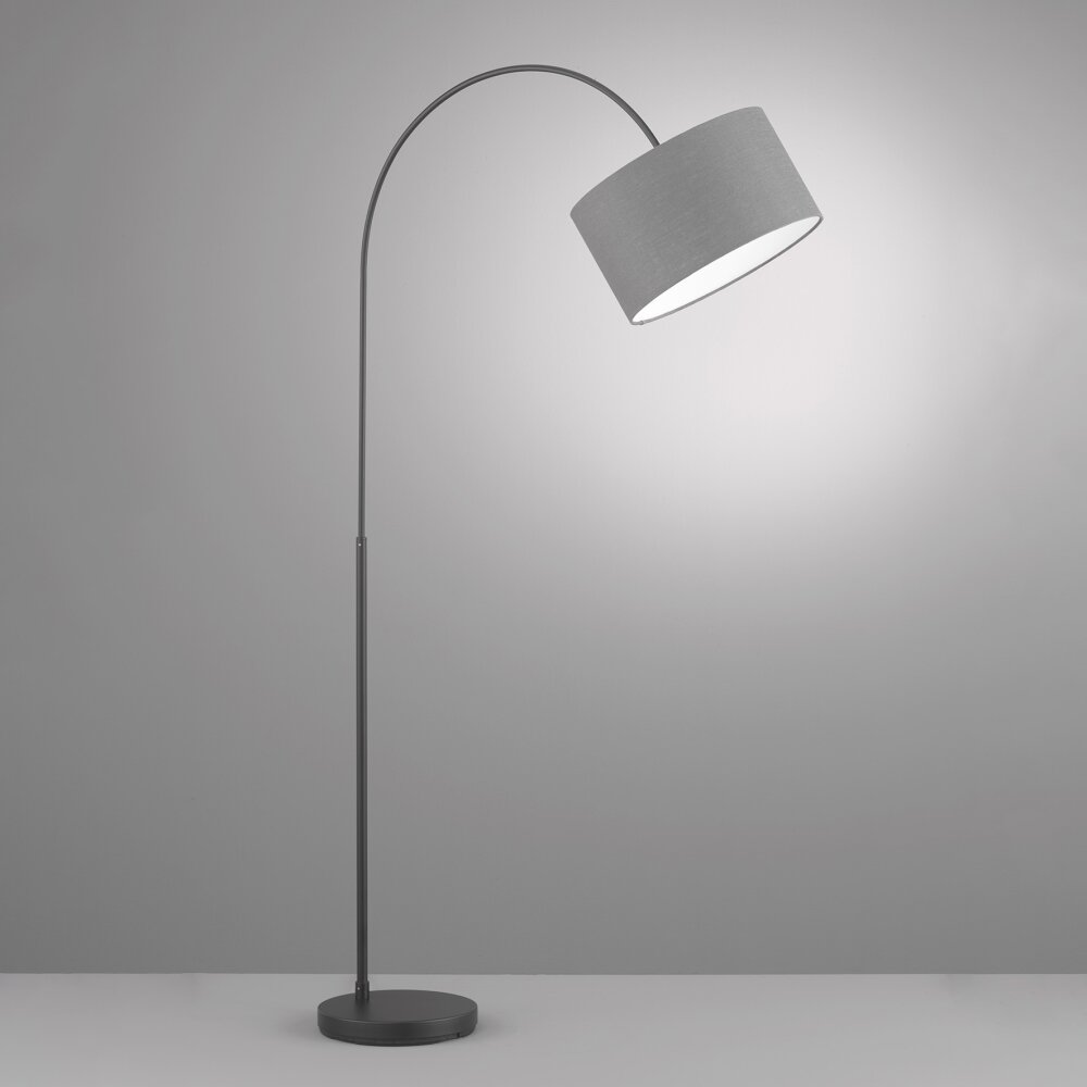 Lampadaire Fischer & Honsel Arc Noir, 3 lumières main product photo
