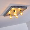 Plafonnier Octoraro Argenté, 4 lumières