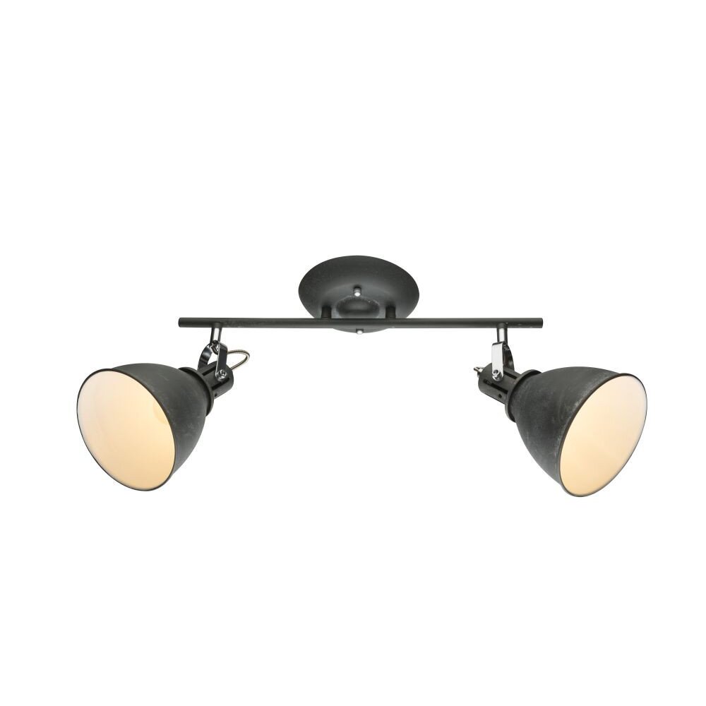Plafonnier Globo Gris, 2 lumières main product photo