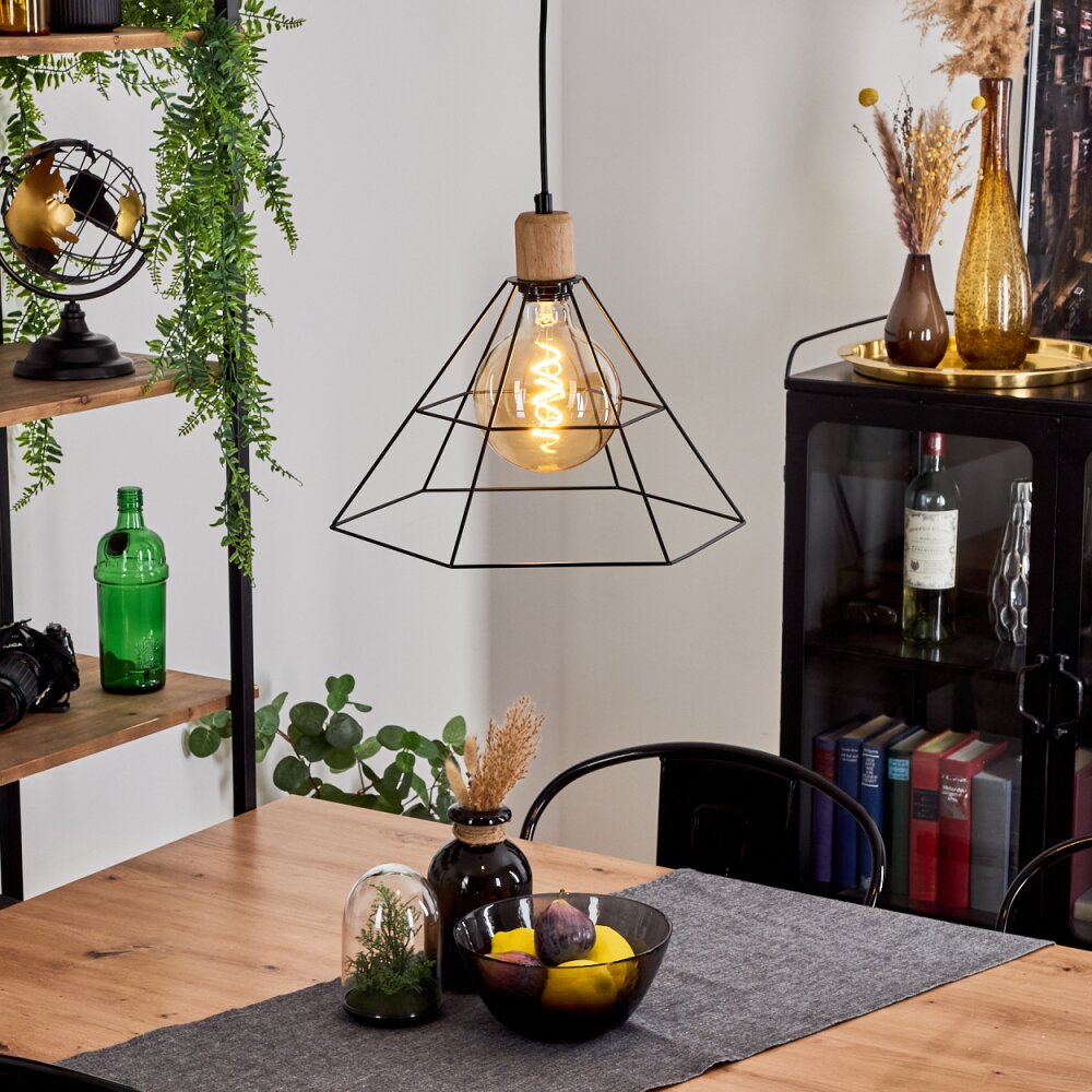 Suspension Marwayne Noir, 1 lumière main product photo
