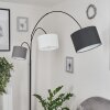 Lampadaire Renfrew Noir, 3 lumières
