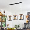 Suspension Colebrook Noir, 3 lumières