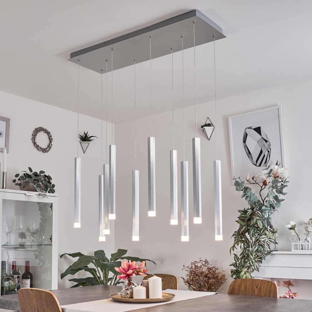 Suspension Freshwater LED Aluminium, 10 lumières main product photo