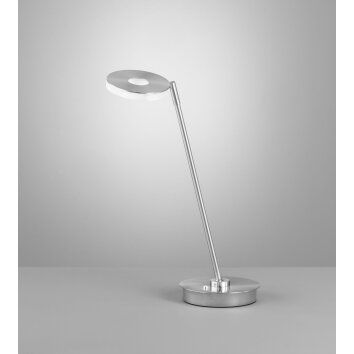 Lampe de table Fischer & Honsel Dent LED Nickel mat, 1 lumière