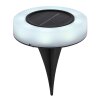 Lot de 2 lampes solaires Globo LED Blanc, 8 lumières
