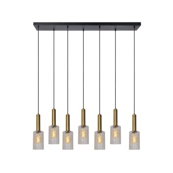 Suspension Lucide CORALIE Laiton, 7 lumières