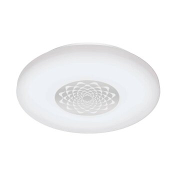Plafonnier Eglo CAPASSO-Z LED Blanc, 4 lumières, Changeur de couleurs