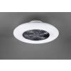 Ventilateur Reality Visby Chrome, 1 lumière