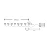 Guirlande Globo LED Blanc, 20 lumières