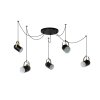 Suspension Lucide SWAPP Noir, 5 lumières