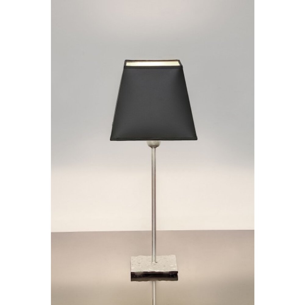 Lampe de table Holländer MATTIA ECKIG Argenté, 1 lumière main product photo