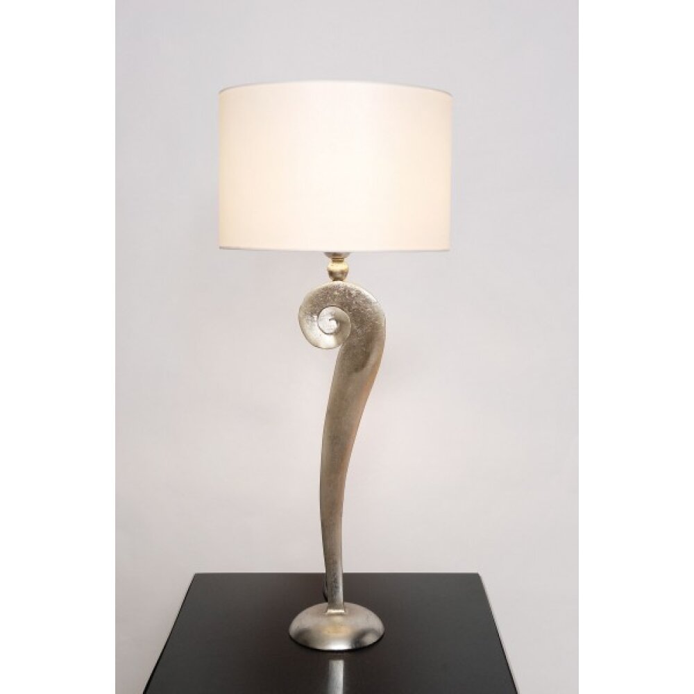 Lampe de table Holländer LINO Argenté, 1 lumière main product photo