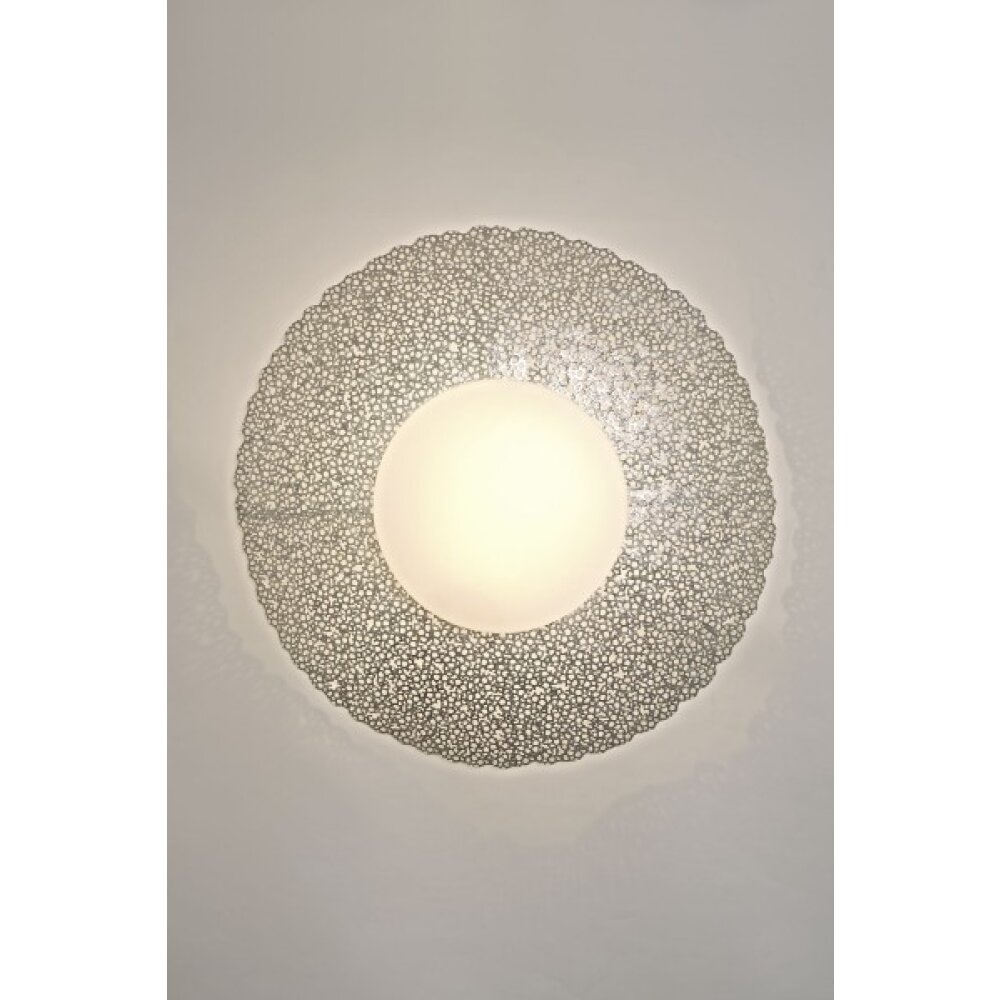 Applique murale Holländer UTOPISTICO GRANDE Argenté, 2 lumières main product photo