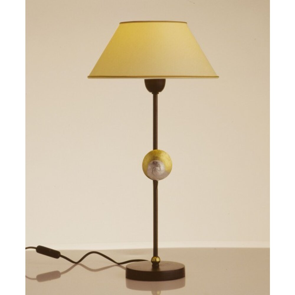 Lampe de table Holländer SNAIL THREE Brun doré, Blanc, 1 lumière main product photo
