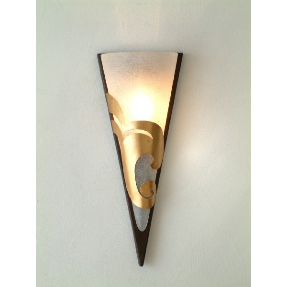 Applique murale Holländer ONDULATA Brun doré, 1 lumière main product photo