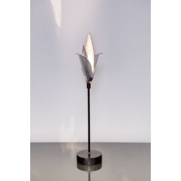 Lampe de table Holländer PICCOLA AIRONE Noir, Argenté, 1 lumière