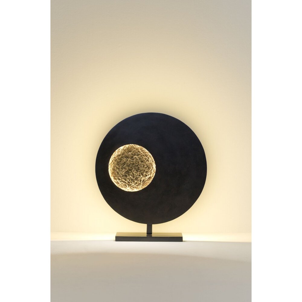 Lampe de table Holländer LUNA LED Brun, Or, Noir, 1 lumière main product photo