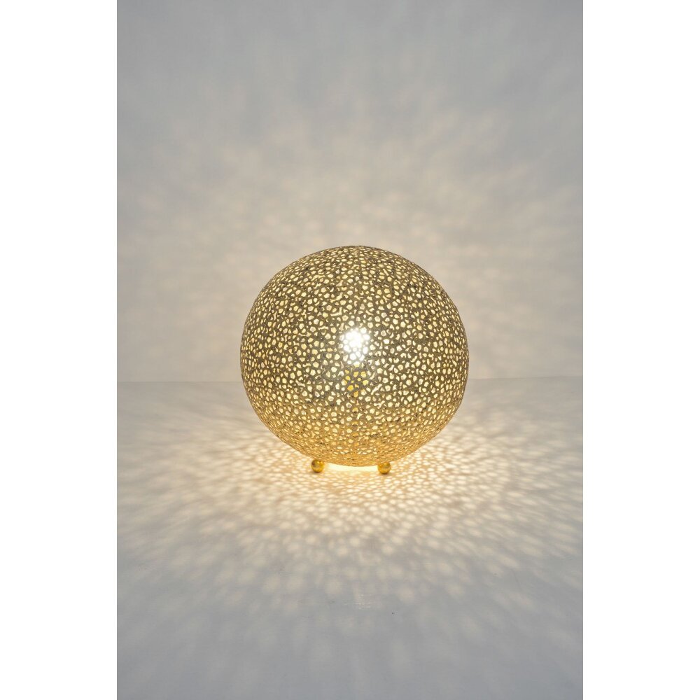 Lampe de table Holländer LILY Or, 1 lumière main product photo