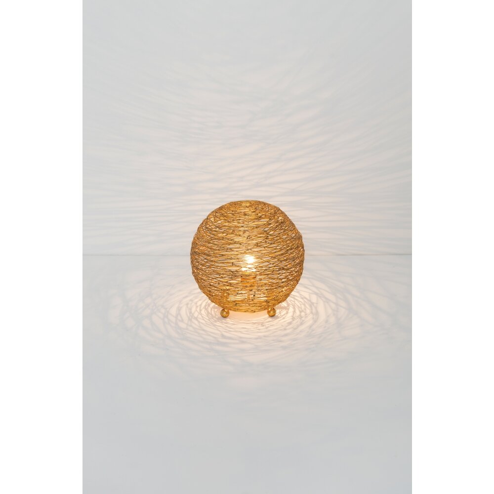 Lampe à poser Holländer CAMPANO PICCOLO Or, 1 lumière main product photo