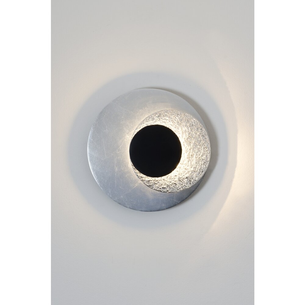 Applique murale Holländer LABOCCA LED Noir, Argenté, 2 lumières main product photo