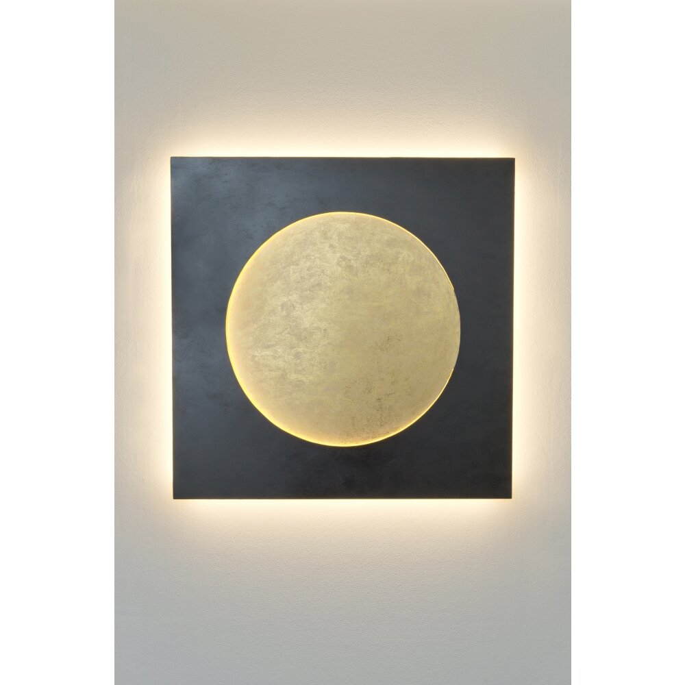 Applique murale Holländer BERSAGLIO LED Brun, Or, Noir, 1 lumière main product photo