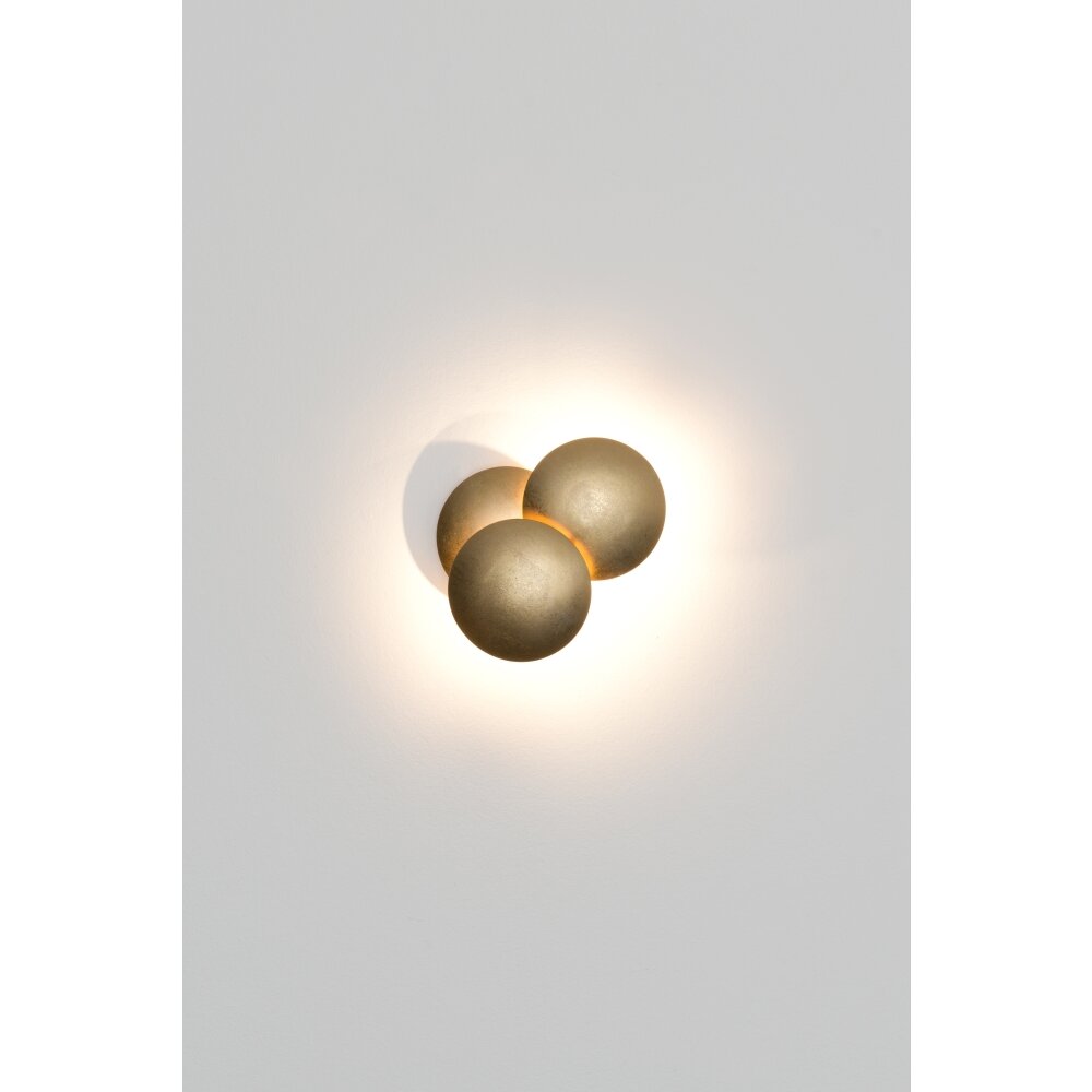 Applique murale Holländer BOLLADARIA PICCOLO LED Or, 2 lumières main product photo