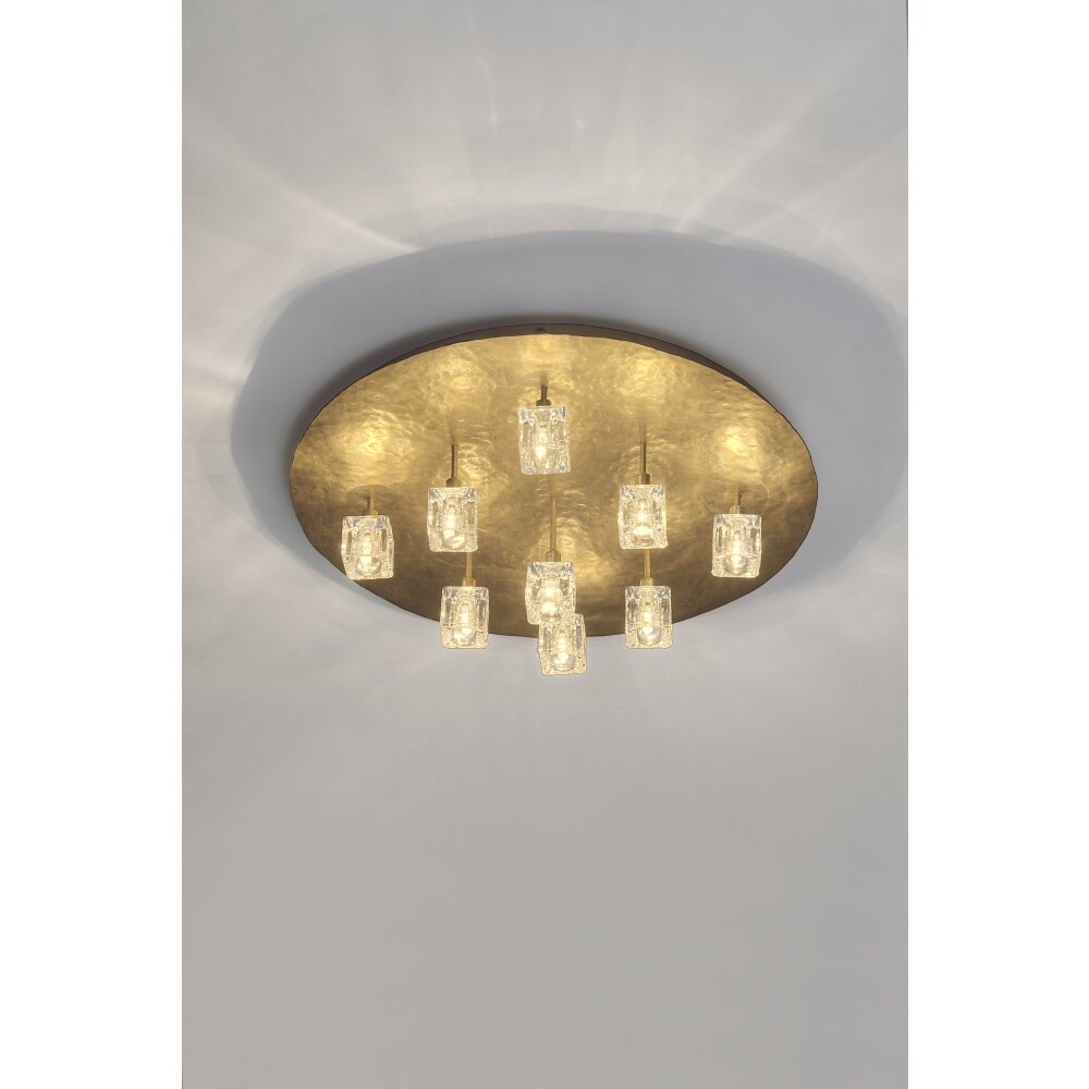 Plafonnier Holländer LUCENTE Or, 9 lumières main product photo