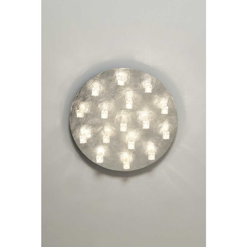 Plafonnier Holländer LUCENTE Argenté, 16 lumières main product photo