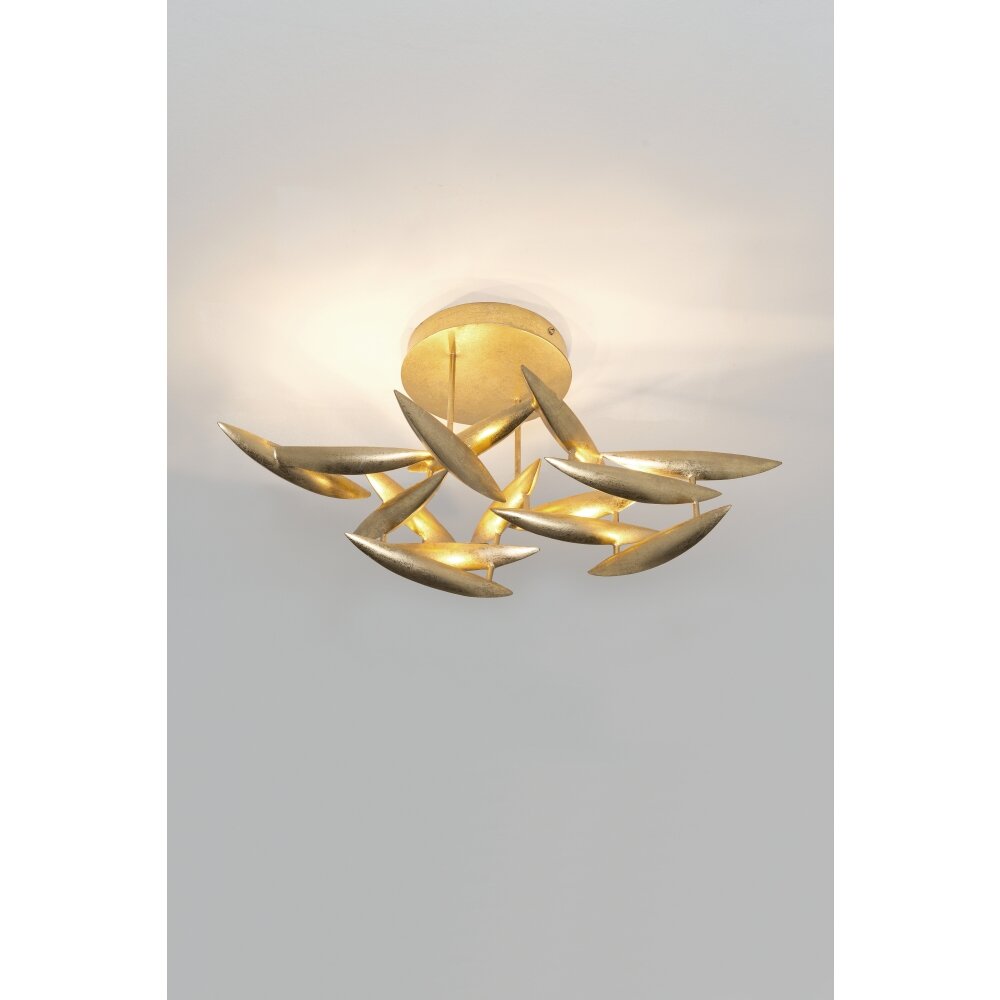 Plafonnier Holländer REGATTA LED Or, 9 lumières main product photo