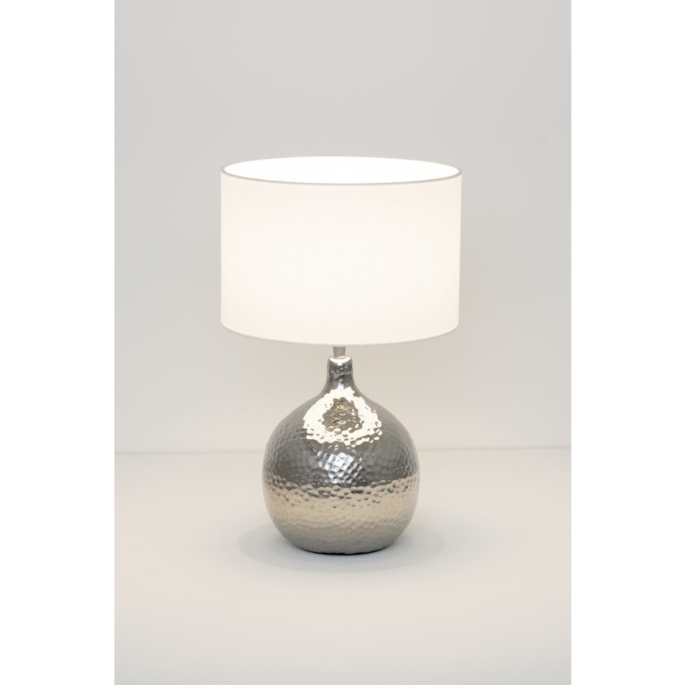Lampe à poser Holländer ANANAS Argenté, 1 lumière main product photo