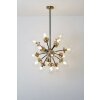 Suspension Holländer MOLTIPLICATORE Laiton, Noir, 18 lumières