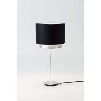 Lampe de table Holländer MATTIA RUND Argenté, 1 lumière