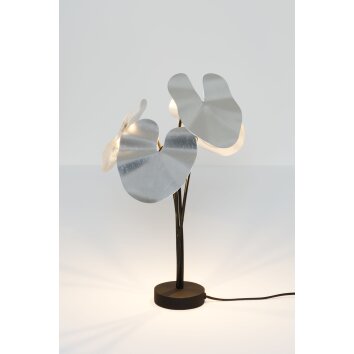 Lampe de table Holländer CONTROVERSIA LED Noir, Argenté, 4 lumières