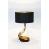 Lampe de table Holländer VORTICE Noir doré, 1 lumière