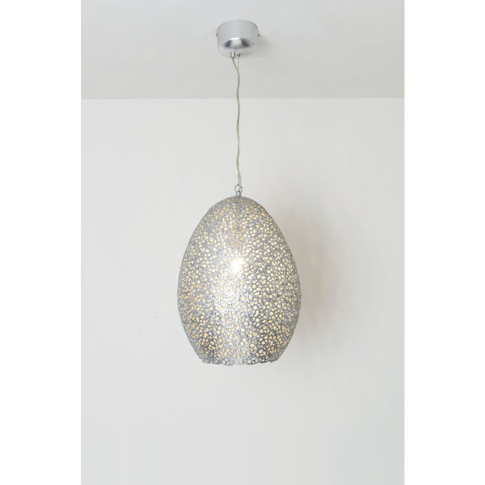 Suspension Holländer CAVALLIERE GRANDE Argenté, 1 lumière main product photo