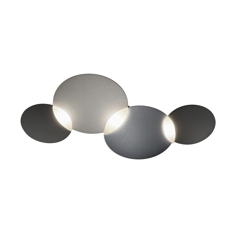 Plafonnier Grossmann CIRC LED Gris, Argenté, 1 lumière main product photo