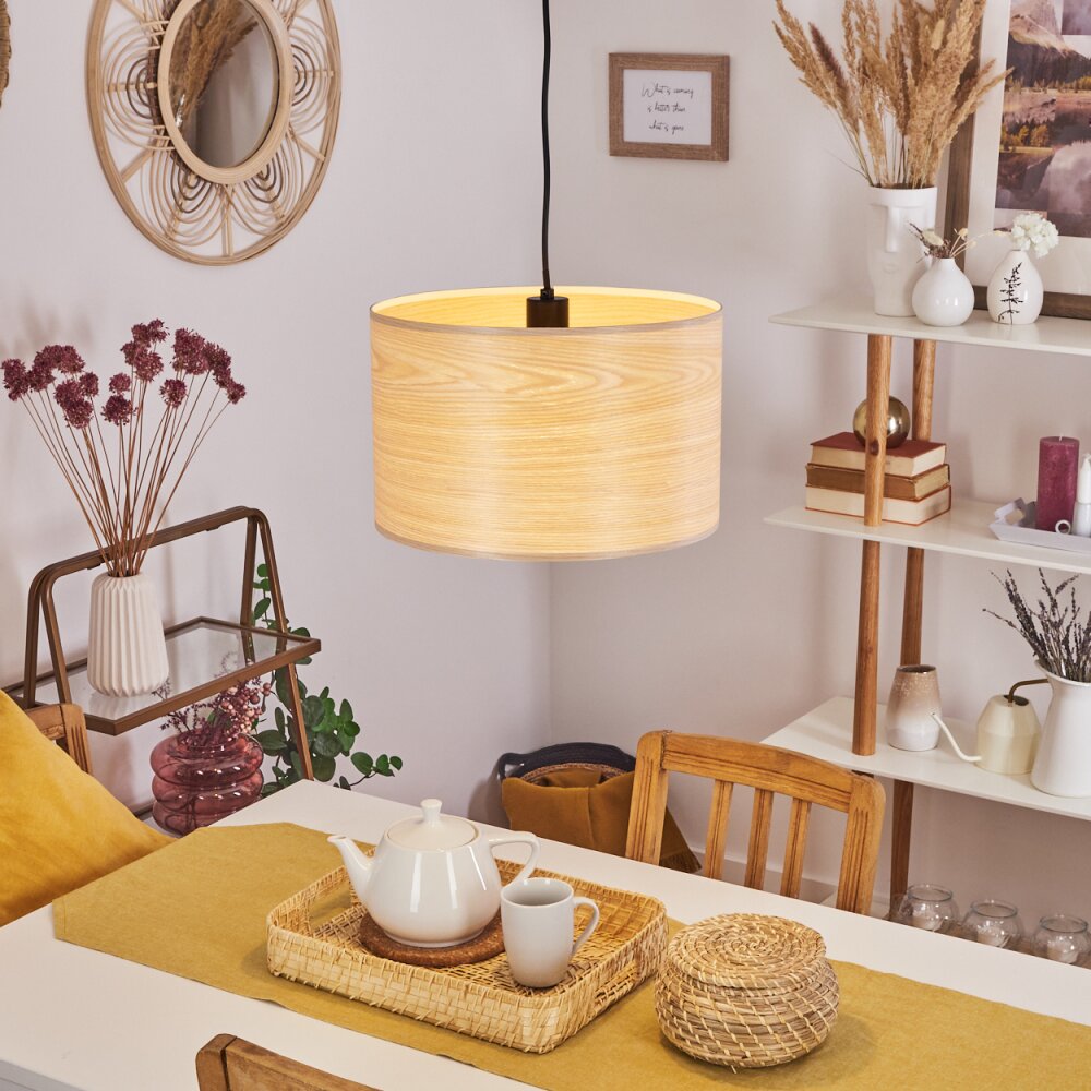 Suspension Fleuriot Écru, 1 lumière main product photo