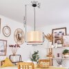 Suspension Fleuriot Écru, 1 lumière