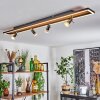 Plafonnier Deadwood LED Noir, Blanc, 5 lumières
