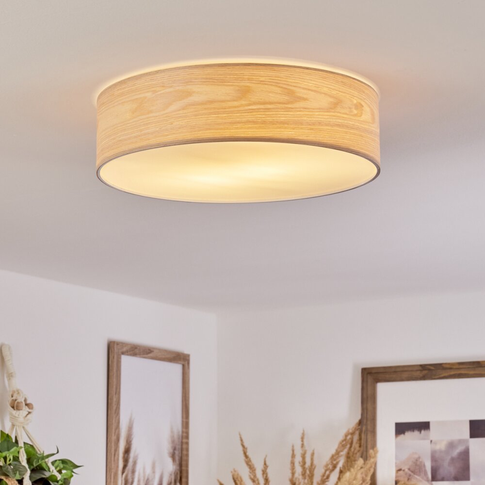 Plafonnier Magdalena Écru, Blanc, 2 lumières main product photo