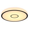 Plafonnier Globo GEORGIA LED Blanc, 1 lumière, Télécommandes, Changeur de couleurs