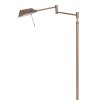 Lampadaire Steinhauer Retina LED Bronze, 1 lumière