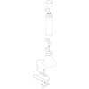 Lampe à lave Steinhauer Volcan Acier inoxydable, 1 lumière