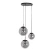 Suspension Steinhauer Bollique Noir, 3 lumières