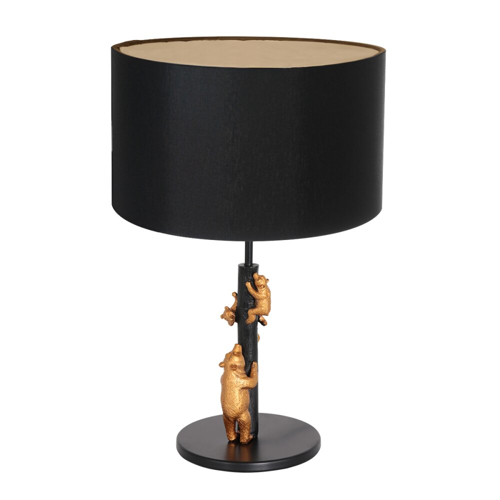 Lampe de table Steinhauer Animaux Or, Noir, 1 lumière main product photo