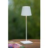 Lampe à poser Lucide JUSTIN LED Blanc, 1 lumière