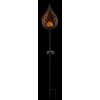 lampe solaire Globo SORREZ LED Noir, 1 lumière