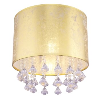 Plafonnier Globo Amy Nickel mat, 1 lumière