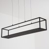 Suspension Ranquile LED Noir, 4 lumières